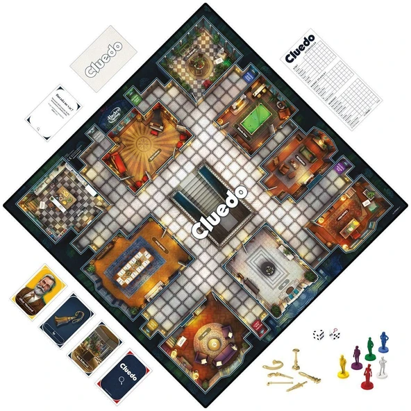 F6420 Hasbro Gaming - Cluedo +8 yaş - Resim 2