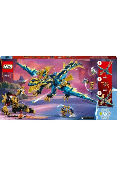LEGO ® NINJAGO® Element Ejderhası İmparatoriçe Robotuna Karşı 71796 - Oyuncak Yapım Seti (1038 Parça) - 4