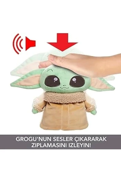 mattel HPG48 | Star Wars Jumping Grogu Feature Plush - 2