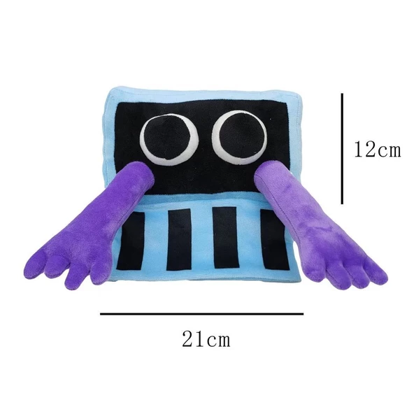 Rainbow Friends Mavi-Mor Piyano Ithal Peluş Oyuncak 21Cm - 2
