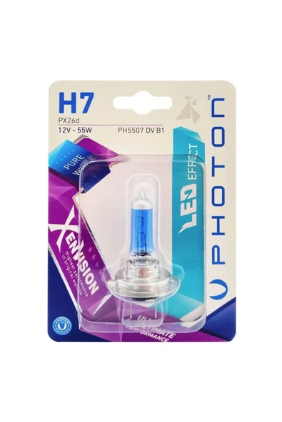 H7 12v 55w Xen Vision Beyaz Işık Ampül 1 Adet