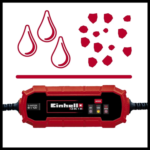 Einhell CE-BC 1 M Akü Şarj ve Takviye Cihazı - 1002205 - 2
