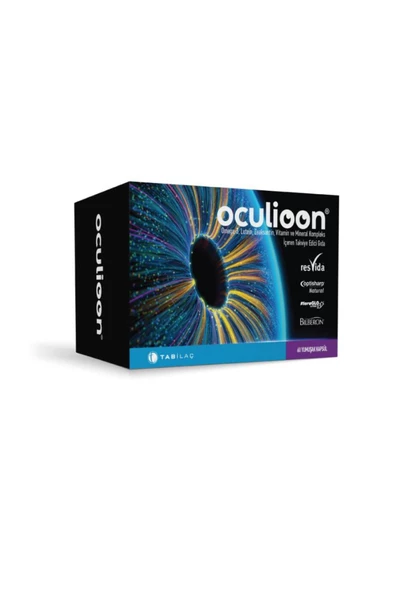 Oculioon Omega 3 Lutein Zeaksantin Vitamin ve Mineral Kompleks 60 Kapsül - 3