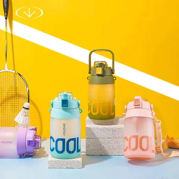 Shotay Su Matarası Tritan Pembe 1000Ml - 6