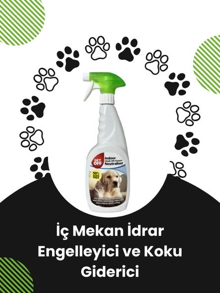 Get Off İç Mekan Kedi Köpek İdrar Engelleyici ve Koku Giderici - 2