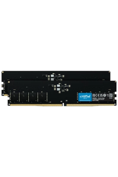 Crucial 32 GB (2x8) 4800 MHz CL40 CT2K16G48C40U5 DDR5 Ram