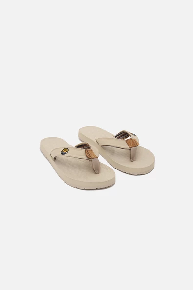 5515 VANEDA SLIPPERS UNISEX TERLIK BEJ - 5