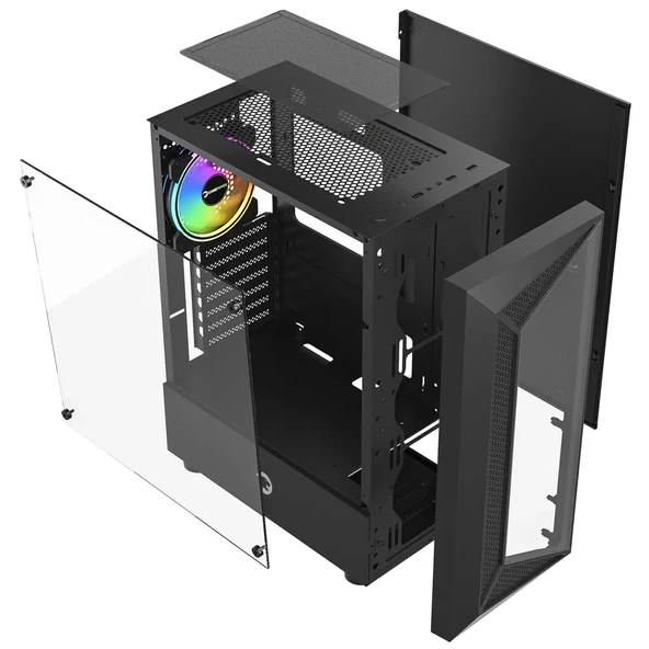 Gamepower Eclipse ARGB 4 Fanlı 500 W ATX Oyuncu Kasası - 8