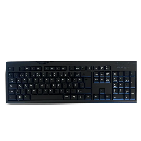 Kensington KB100 EQ Kablolu Tam Boy Türkçe Klavye Sürdürülebilir Seçim K63727TR - 3