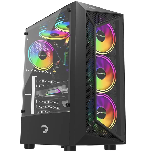 Gamepower Eclipse ARGB 4 Fanlı 500 W ATX Oyuncu Kasası