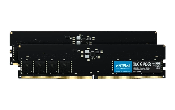 Crucial 64 GB (2x32) 4800 MHz CL40 CT2K32G48C40U5 DDR5 Ram