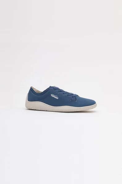 1383 V-BAREFOOT COMFORT KETEN ERKEK AYAKKABI INDIGO MAVI - 2