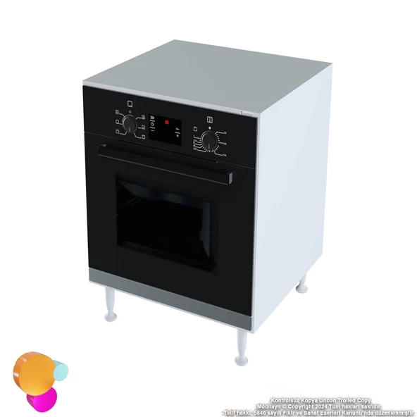 Modilayn OSCAR SET OCAK ALTI ANKASTRE FIRIN MUTFAK DOLABI - 5