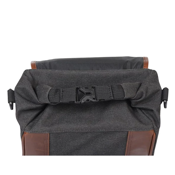 SHAD CAFE RACER KAHVERENGİ RETRO YAN ÇANTA SADDLE BAG X0SR38 - 3