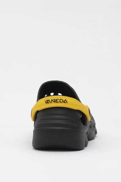 5516 VANEDA HYBRID EVA SANDALET ERKEK TERLIK SIYAH - 4