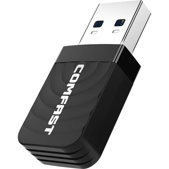 Schulzz Comfast 1300 Mbps USB Mini Wifi Adaptörü RTL811 5GHz Kablosuz Alıcı