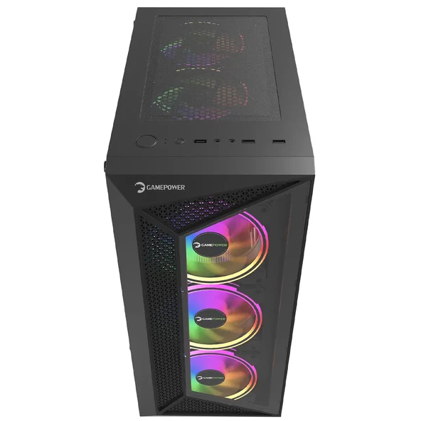 Gamepower Eclipse ARGB 4 Fanlı ATX Oyuncu Kasası - 3