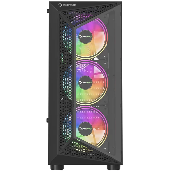 Gamepower Eclipse ARGB 4 Fanlı 500 W ATX Oyuncu Kasası - 4