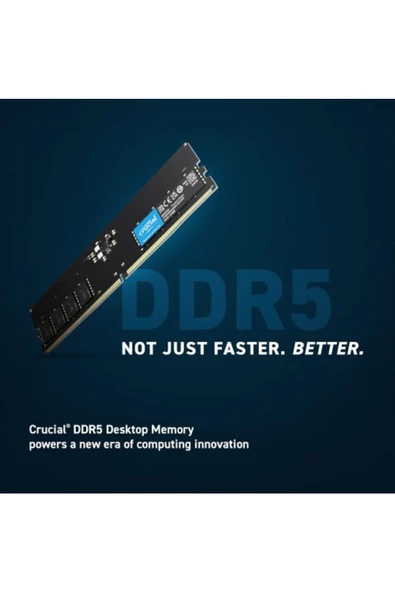 Crucial 16 GB (2x8) 4800 MHz DDR5 CL40 CT2K8G48C40U5 Ram - 3