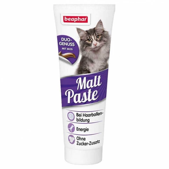 Beaphar Duo Tüy Yumağı Önleyici Kedi Malt Macunu 100gr