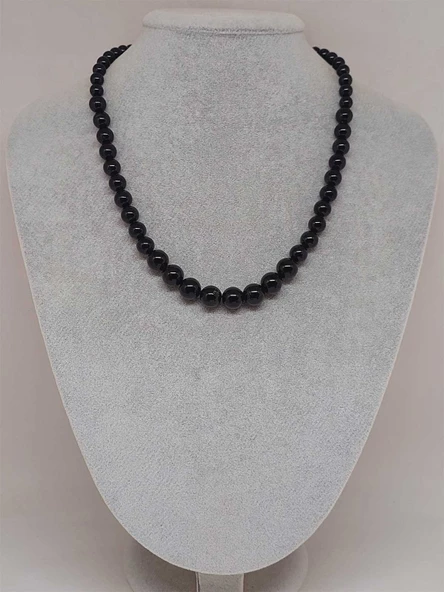 Galaksi Serisi Shungite (Şungit) Taşı Tasarım Kolye - 2