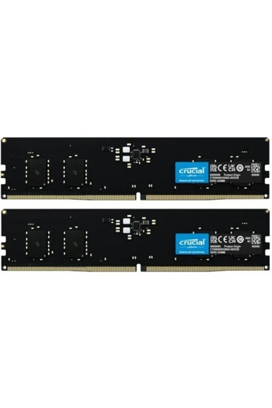 Crucial 16 GB (2x8) 4800 MHz DDR5 CL40 CT2K8G48C40U5 Ram - 2