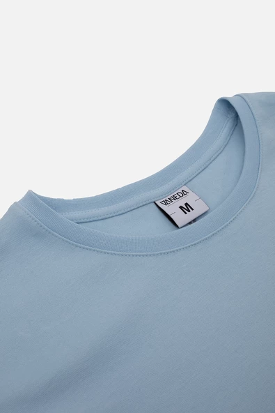 OVERSIZED FIT DREAMER ERKEK TSHIRT MAVI - 5