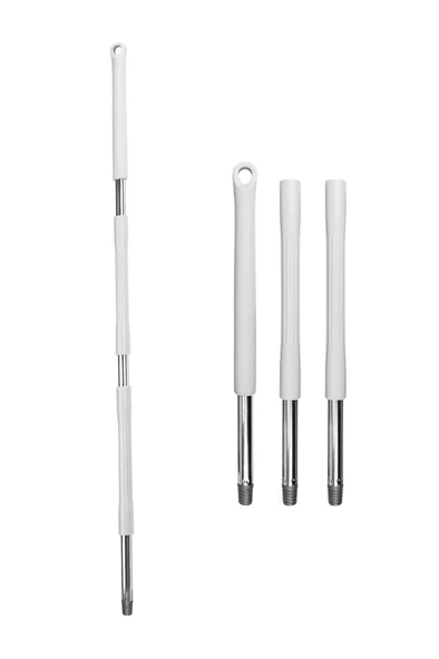 Tüm Vidalı Fırça ve Temizlik Gereçleriyle Uyumlu Mop Sapı, 3 Parçalı, Ayrılabilir, Çok Amaçlı - Resim 4