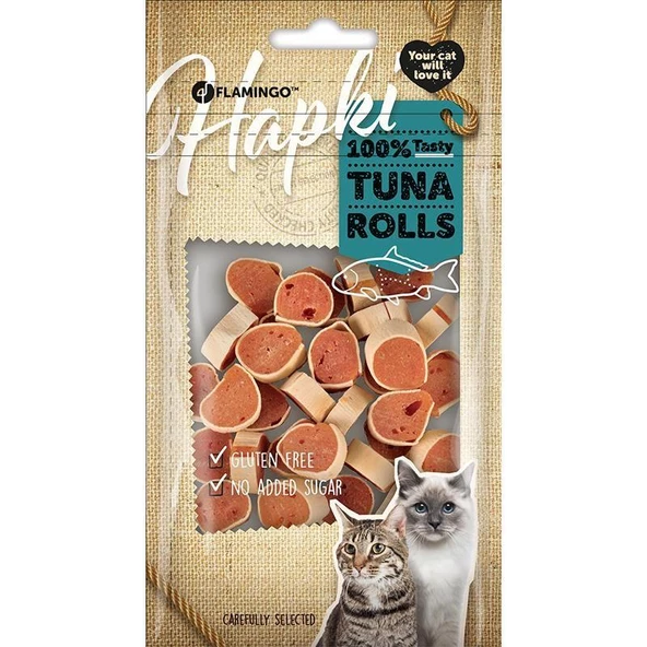 Flamingo Hapki Sushi Roll Tuna Balıklı Kedi Ödül Maması 50gr