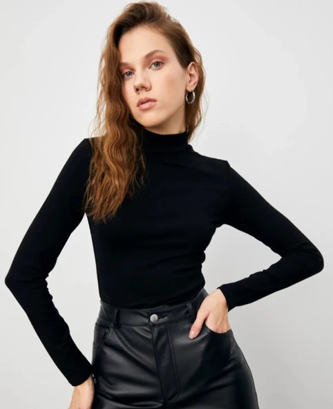 Ladima Kadın Siyah Body