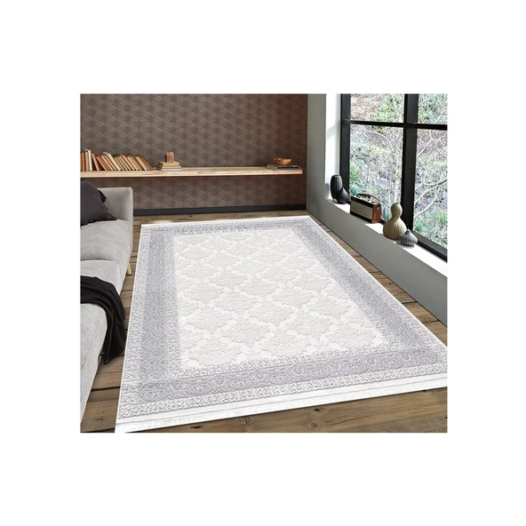 ARTEMİS HALI VANESSA SERİSİ 6151A GRİ-KREM 200X290 ÖLÇÜ