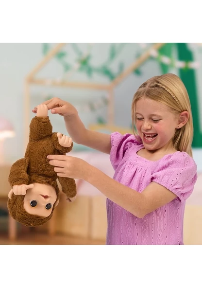 Giochi Preziosi LLP Sesli Yavru Maymun İnteraktif Peluş LP500000 - 5