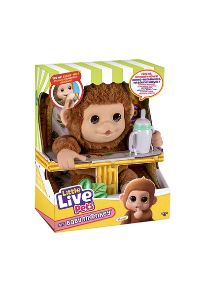 Giochi Preziosi LLP Sesli Yavru Maymun İnteraktif Peluş LP500000