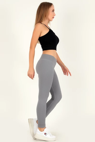 DoReMi Seamless Normal Bel Ripli Spor Tayt - 7