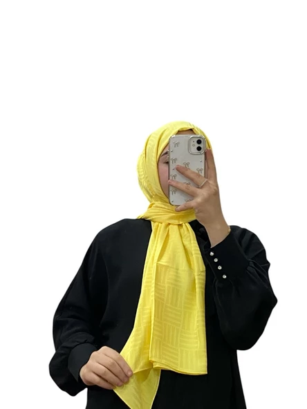 JAKARLI ŞERİT ÇİZGİ DESENLİ ŞAL 1029 - 6