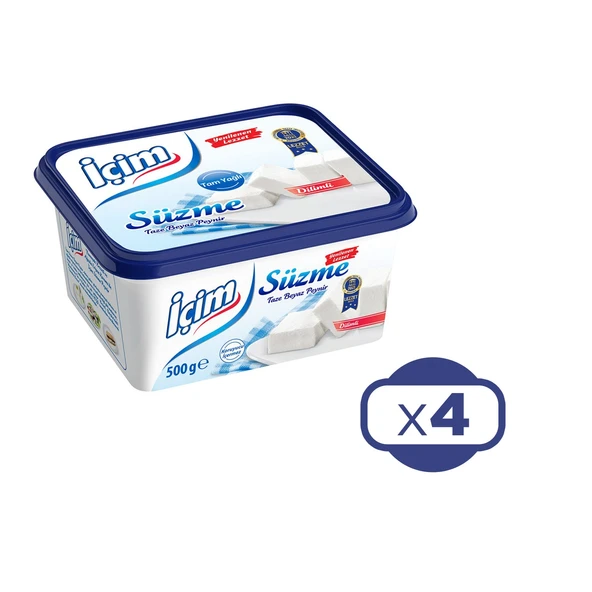 İçim Süzme Beyaz Peynir 500 gr x 4 Adet - Resim 2
