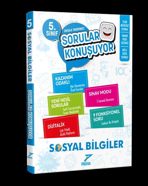 PRUVA AKADEMİ YAYINCILIK 5.SINIF SOSYAL BİLGİLER SORULAR KONUŞUYOR