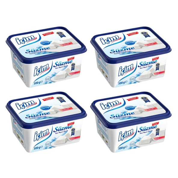 İçim Süzme Beyaz Peynir 500 gr x 4 Adet ürün görseli