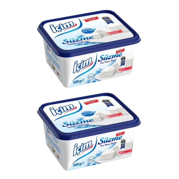 İçim Süzme Beyaz Peynir 500 gr x 2 Adet - 1