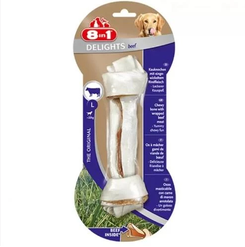 8IN1 Delights Bone Köpek Ödül Kemiği Sığır Etli L 85gr