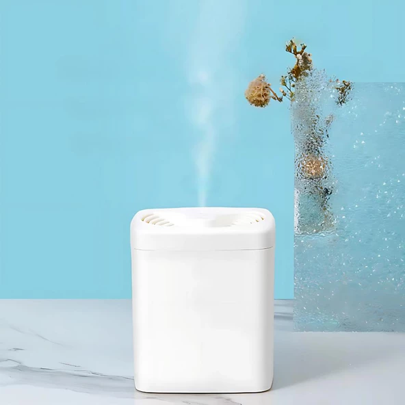 Coofbe 3 Litre Sessiz Çift Nozzle Hava Nemlendirici Ultrasonik Ev Ofis Hava Nemlendirici Humidifier