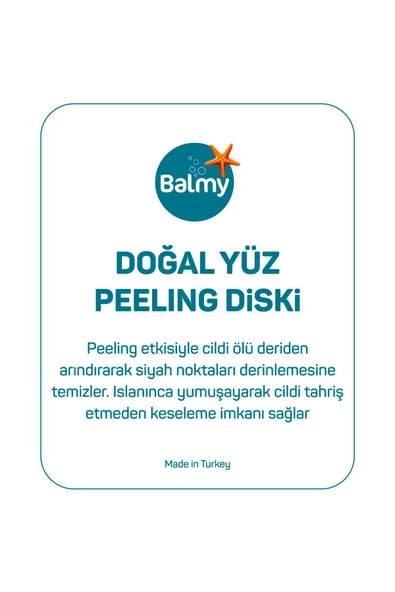 Balmy Doğal Kabak 3'lü Yüz Peeling Diski - 3