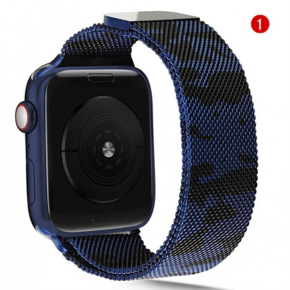Ceponya Apple Watch 42mm - 44mm KRD-40 Metal Kordon - 2