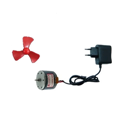 Adaptörlü Basit Motor Deney Seti - Öğrenci Elektrik Devresi - Resim 3