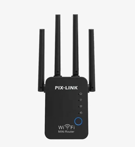 4 Antenli Tekrarlayıcı - Wifi Repeater İnternet Yükseltici - Güçlendirici Pix-link - 3