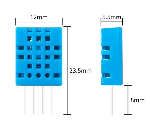Dht11 Sıcaklık Ve Nem Ölçme Sensörü Klima Termostat Sayaç Medikal Endüstriyel Akıllı Ev Oda - Resim 5
