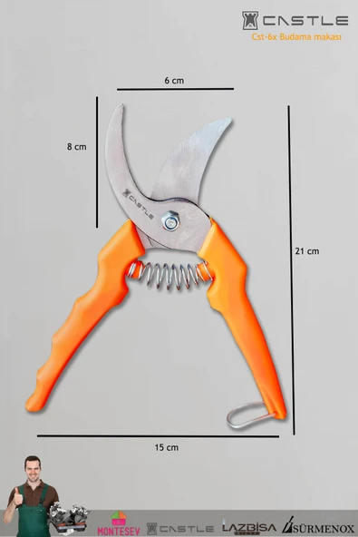 Lz-k2 Budama Makası Bağ Makası Bahçe Ağaç Dal Kırpma Makası - 3