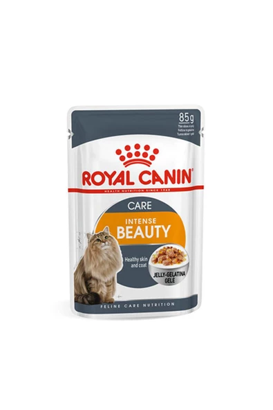 SKY TOPTAN Royal Canin İntense Beauty Jelly Pouch Kedi Maması 85 Gr