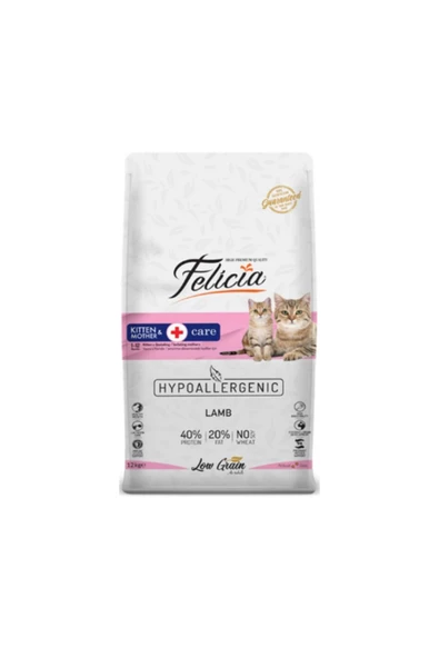 pazarakon Felicia Hypoallergenic Kuzu Etli Düşük Tahıllı Yavru Kedi Maması 2kg