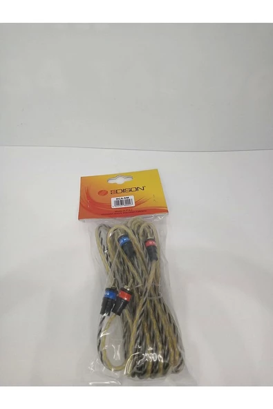 Rca Kablosu 5 Metre – Kaliteli Amfi Rca Ses Aktarım Kablosu - 5 Metre - 2